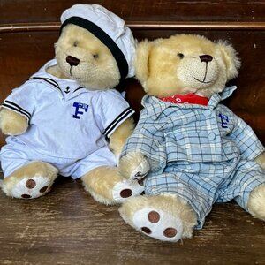 TWO Teddy Bears of Teddybjörnen Fredriksson's for collectors for a price of one